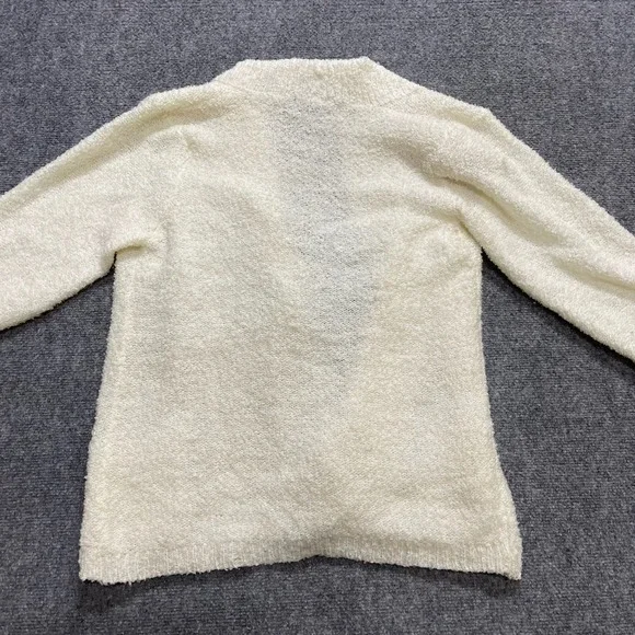 Vintage Women's Le Chois Open-front Fuzzy Knit Cardigan with Pockets - Picture 5 of 10